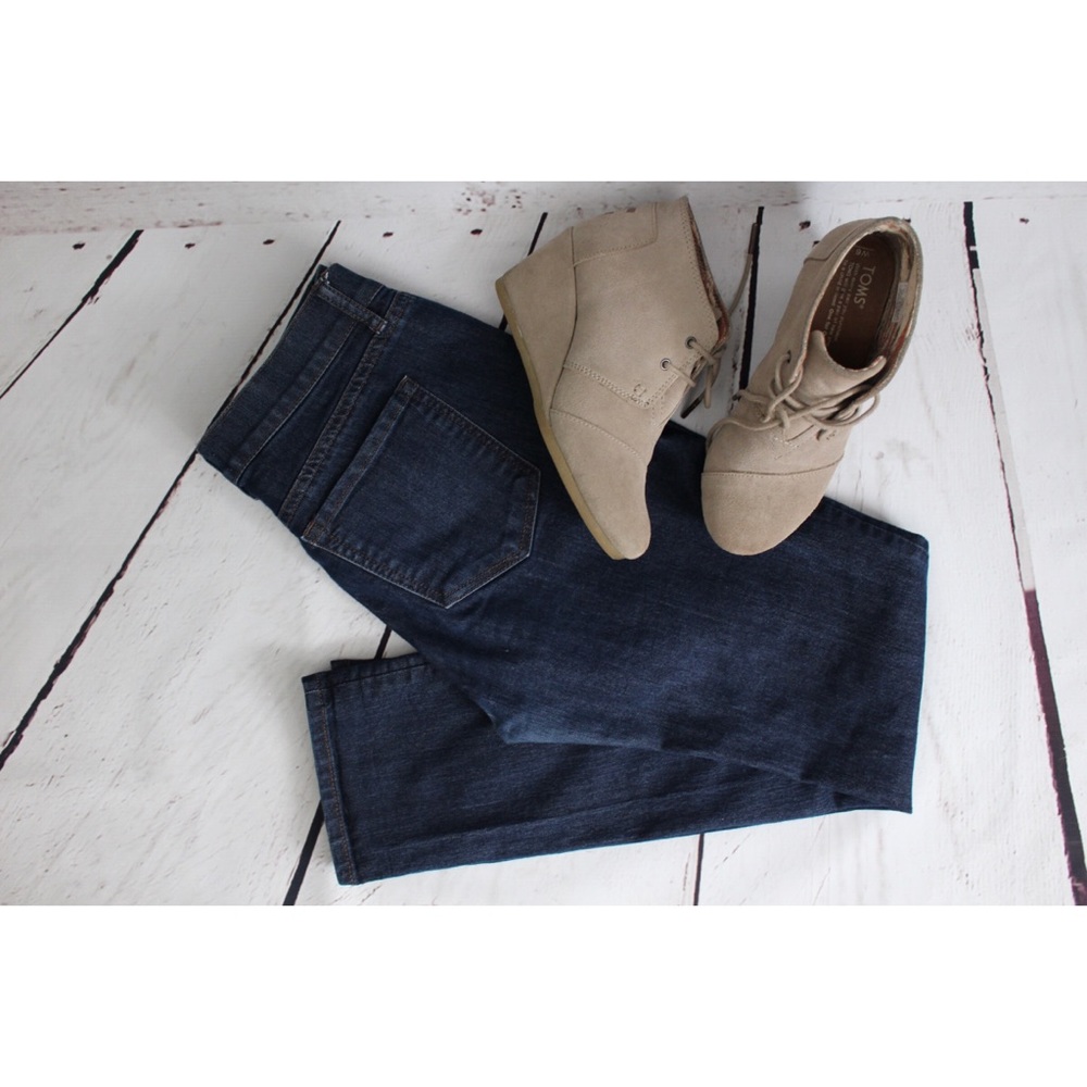 Ann Taylor Loft Jeans Size 4 Dark Blue